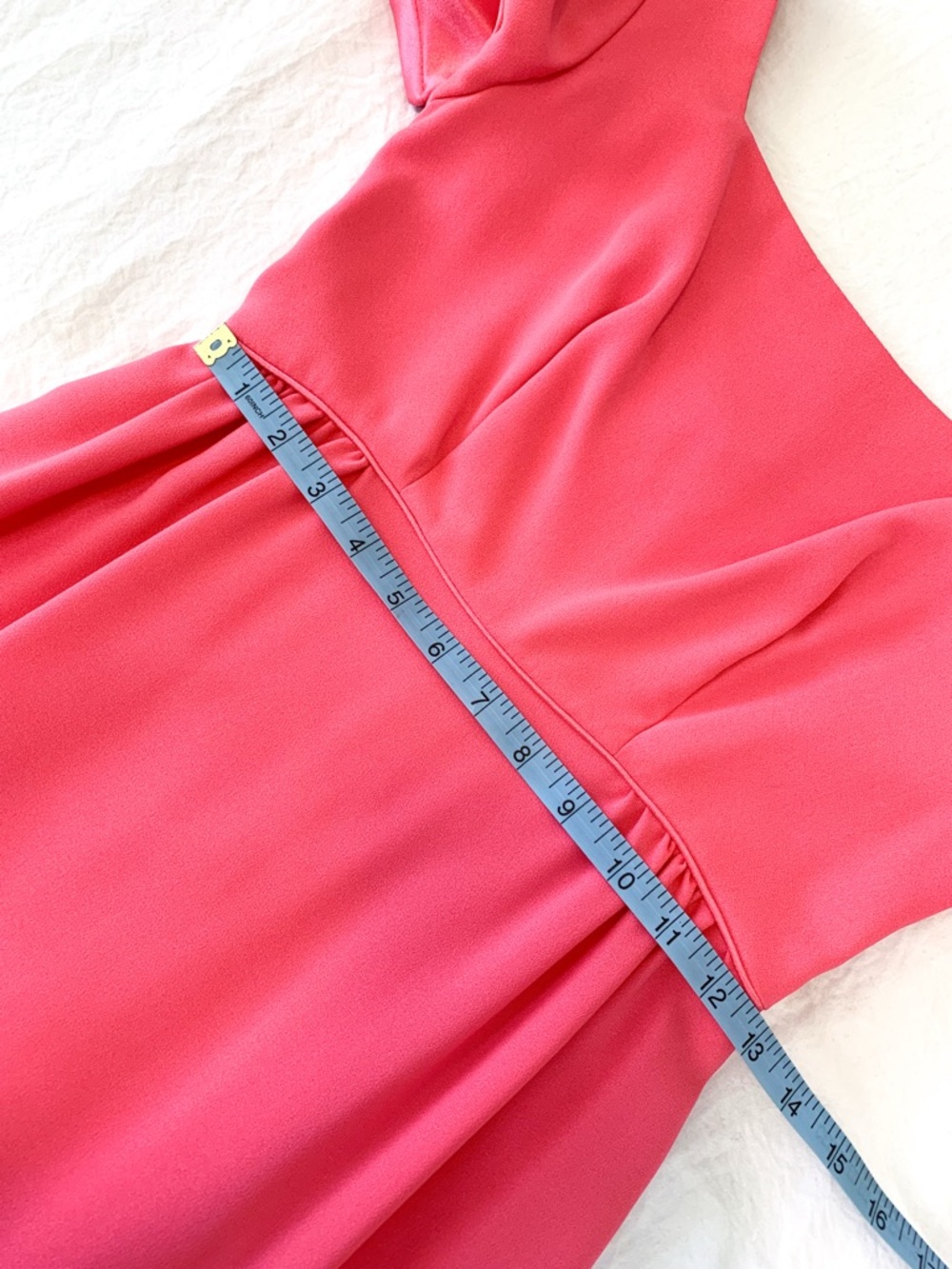 1960s Emma Domb evening gown pink empire waist regency style dress fits size 0 - Picture 12 of 15